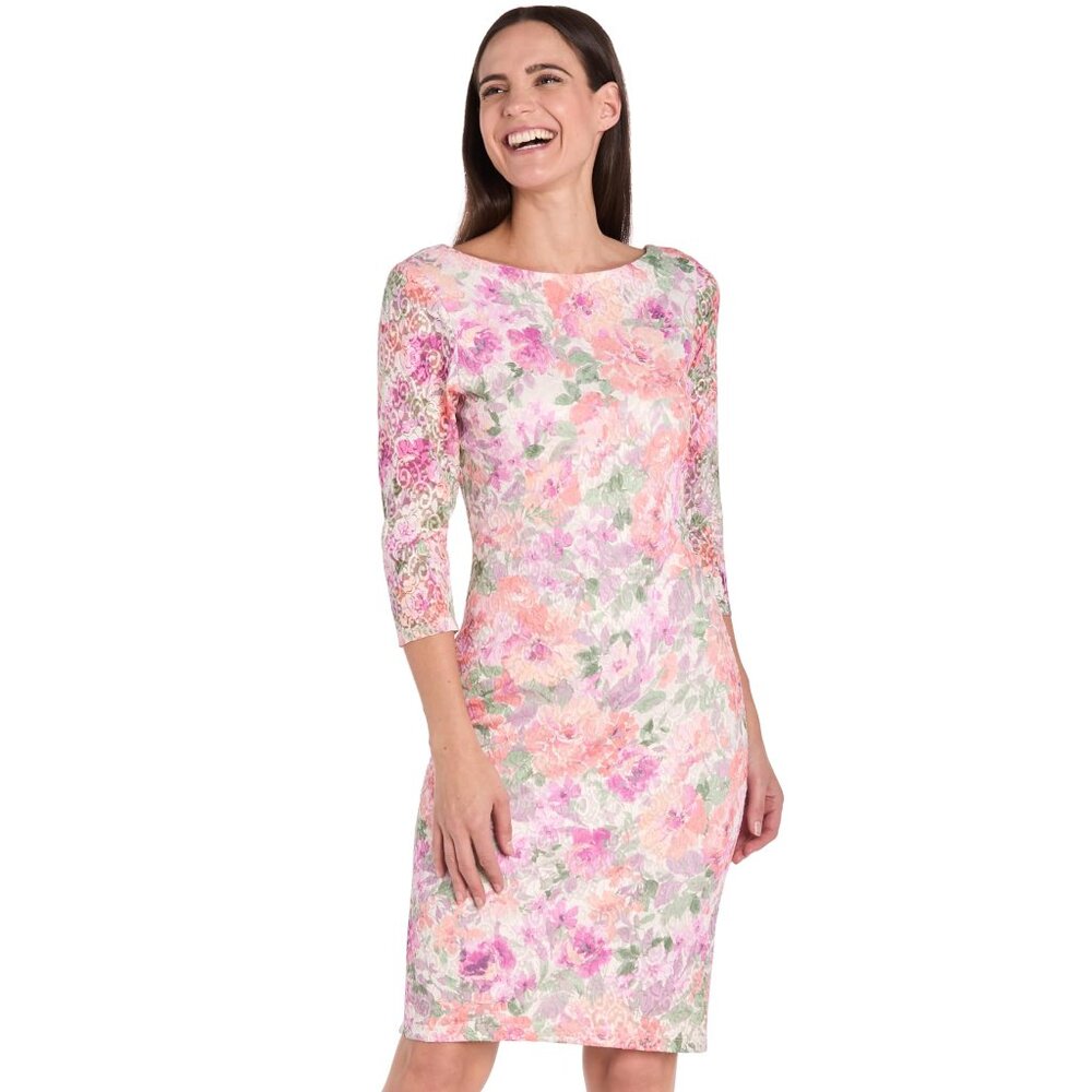 R&M Richards floral lace sheath dress – brand new with tags 🌸